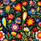 Mexican Floral Fiesta Pattern 11 Fabric - ineedfabric.com