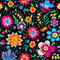 Mexican Floral Fiesta Pattern 7 Fabric - ineedfabric.com