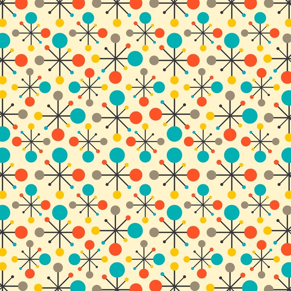mid century modern fabric patterns
