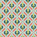 Mid-Century Criss Cross Fabric - Multi - ineedfabric.com