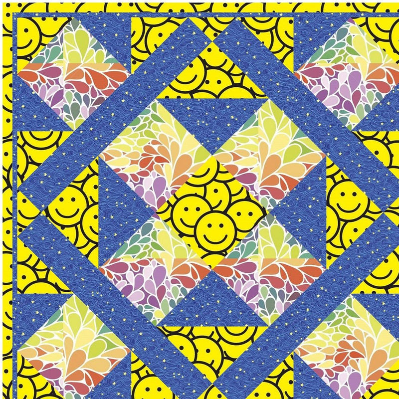 Miles of Smiles Quilt Kit - 72" x 96" - ineedfabric.com