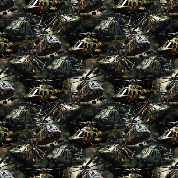 Military Helicopter Fabric - ineedfabric.com