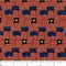 Mini Vintage Flags and Star Fabric - ineedfabric.com
