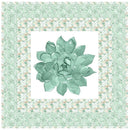 Mint Dreams Flower Wall Hanging 42" x 42" - ineedfabric.com