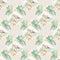 Mint Dreams on Dots Fabric - White - ineedfabric.com