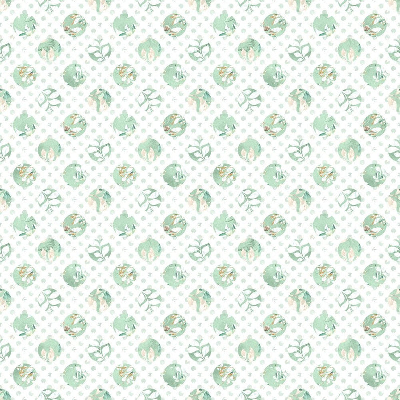 Mint Dreams Patterned Dots Fabric - ineedfabric.com