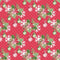 Mistletoe Christmas Ornaments Fabric - Red - ineedfabric.com
