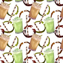 Mixed Matcha Latte Fabric - White - ineedfabric.com