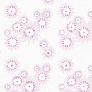 Modern Garden Flower Fabric Variation 1 - Pink - ineedfabric.com