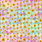 Modern Rainbow Sunflowers Fabric - ineedfabric.com