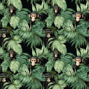 Monkey & Leaves Fabric - ineedfabric.com