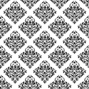 Monochrome Damask Fabric - ineedfabric.com