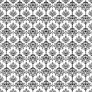 Monochrome Patterned Damask Fabric - ineedfabric.com