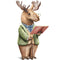Moose with Book Fabric Panel - ineedfabric.com