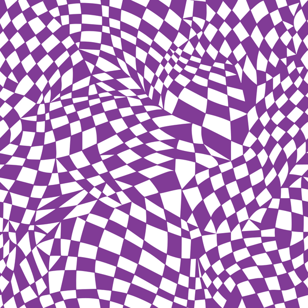 Mosaic Checkered Basics Fabric - Grape - ineedfabric.com