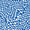 Mosaic Checkered Basics Fabric - Navy Blue - ineedfabric.com