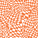 Mosaic Checkered Basics Fabric - Pumpkin - ineedfabric.com