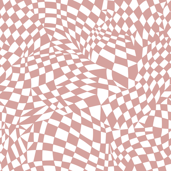 Mosaic Checkered Basics Fabric - Rose Gold - ineedfabric.com