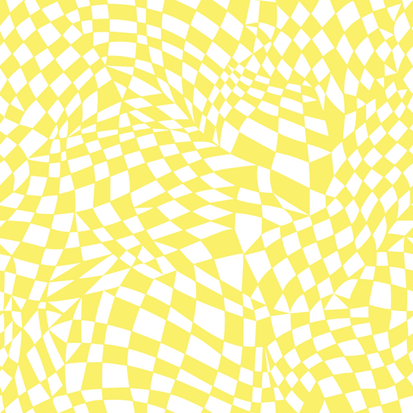 Mosaic Checkered Basics Fabric - Yellow - ineedfabric.com