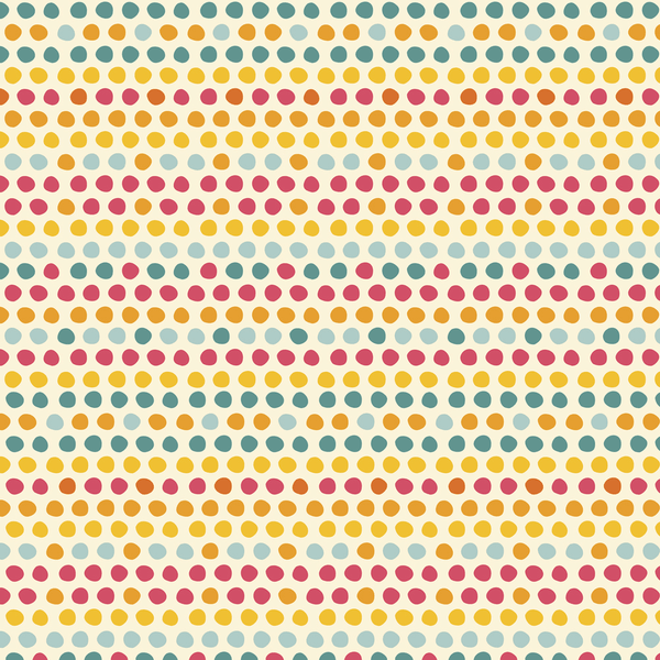 Multi-Colored Circles Fabric - Multi - ineedfabric.com