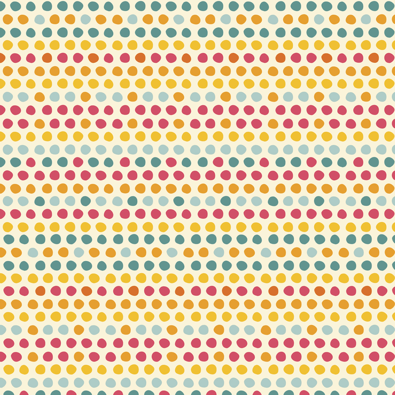 Multi-Colored Circles Fabric - Multi - ineedfabric.com