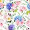 Multi Floral Bouquets Fabric - ineedfabric.com