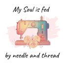 My Soul Is Fed Fabric Panel - ineedfabric.com