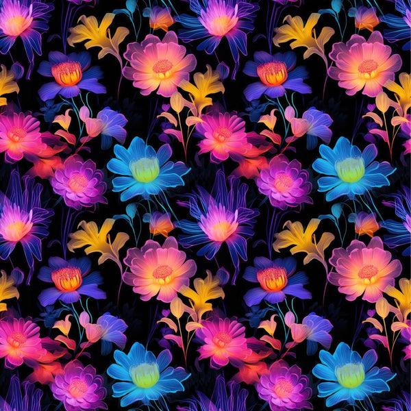Mystical Flower Fabric - ineedfabric.com