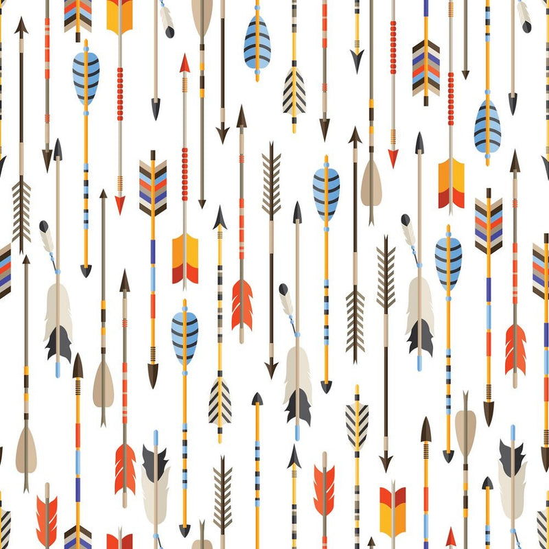 Native American Arrows Allover Fabric - Multi - ineedfabric.com