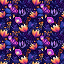 Neon Flower Fabric - ineedfabric.com