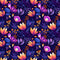 Neon Flower Fabric - ineedfabric.com