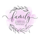 Never Ending Family Fabric Panel - ineedfabric.com