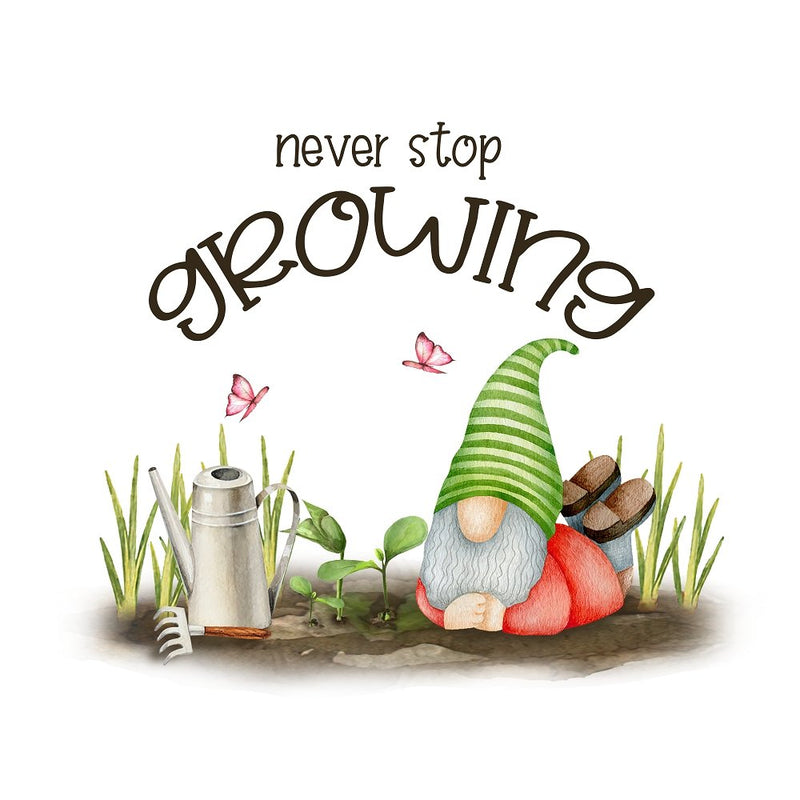 Never Stop Growing Fabric Panel - ineedfabric.com