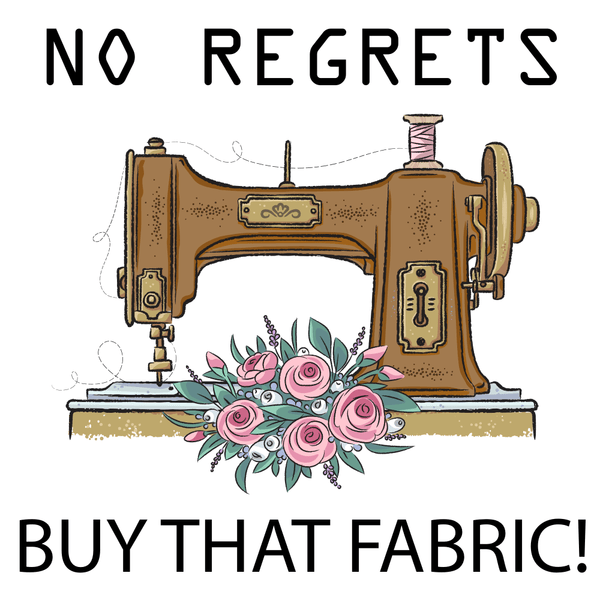 No Regrets Fabric Panel - ineedfabric.com