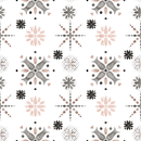 Northern Woods Snowflakes Fabric - ineedfabric.com