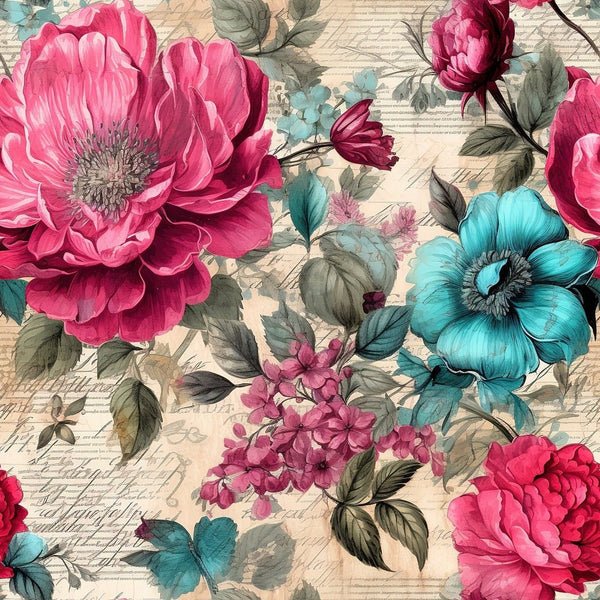 Nostalgic Blooms 10 Fabric - ineedfabric.com