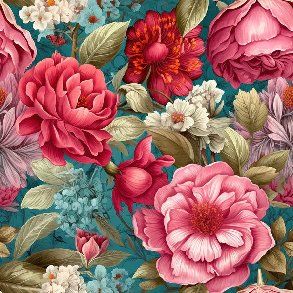 Nostalgic Blooms 7 Fabric - ineedfabric.com