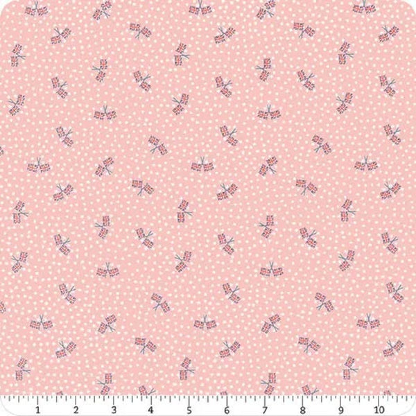 Notting Hill Union Jack Fabric - Blush - ineedfabric.com