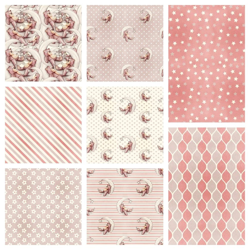 Nursery Bear Fabric Collection - 1/2 Yard Bundle - ineedfabric.com