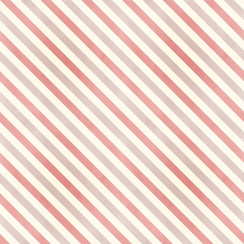 Nursery Bear Stripes Fabric - ineedfabric.com