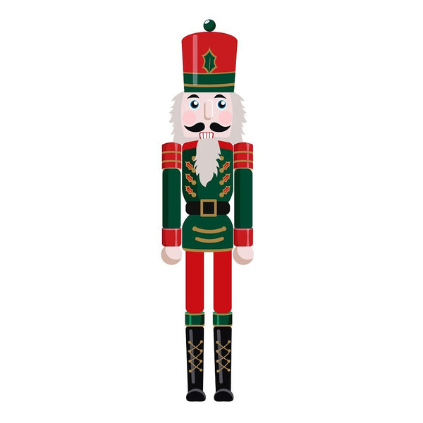 Nutcracker Figurine 1 Fabric Panel - ineedfabric.com