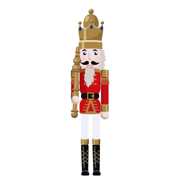 Nutcracker Figurine 3 Fabric Panel - ineedfabric.com