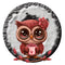 "O" Owl Cookie Fabric Panel - ineedfabric.com