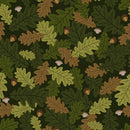 Oak Leaves Fabric - ineedfabric.com