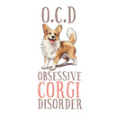 O.C.D Corgi Fabric Panel - ineedfabric.com
