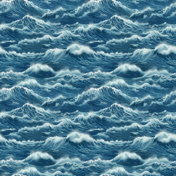Oceanic Pattern 10 Fabric - ineedfabric.com