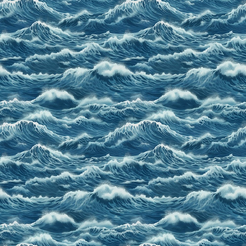 Oceanic Pattern 10 Fabric - ineedfabric.com