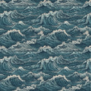 Oceanic Pattern 4 Fabric - ineedfabric.com