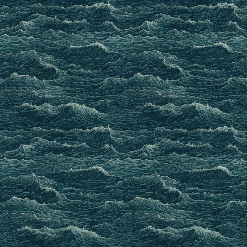 Oceanic Pattern 6 Fabric - ineedfabric.com