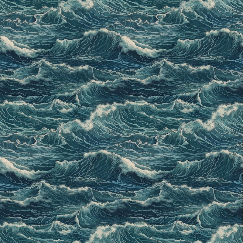 Oceanic Pattern 9 Fabric - ineedfabric.com